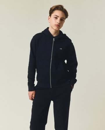Lexington Teen organic cotton hoodie, dark blue