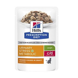 Hill's PD Feline c/d Multicare Stress + Metabolic, 12x85g
