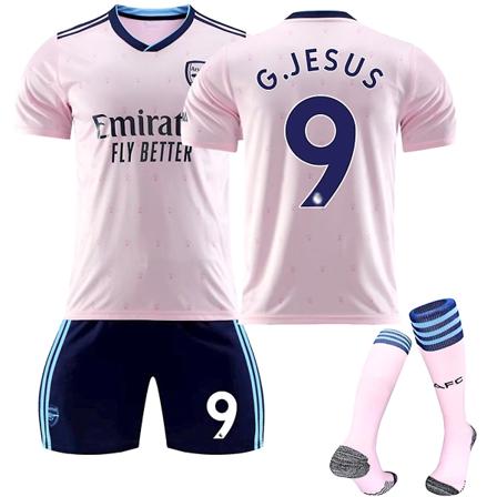 22/23 Ny sæson Ude(2) Arsenal F.C. G.JESUS Nr 9 Børnetrøje-pakke Barn-28