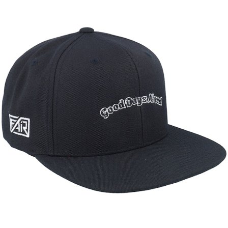 Fair - Good Days Ahead Black Snapback Snapback Black Cap - @ Hatstore