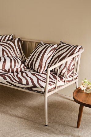 Jotex - Putesett Sofa Brun zebra - MENTON - Kjøp Puter & sitteputer hos Jotex