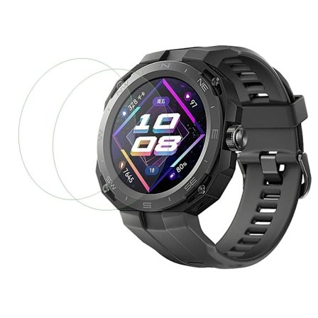 2Pcs Huawei Watch GT Cyber arc edge tempered glass screen protector