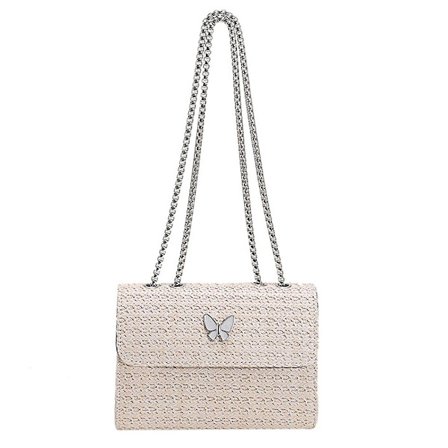 Kopplingsväska för kvinnor, koppling, justerbar kedja quiltad crossbody