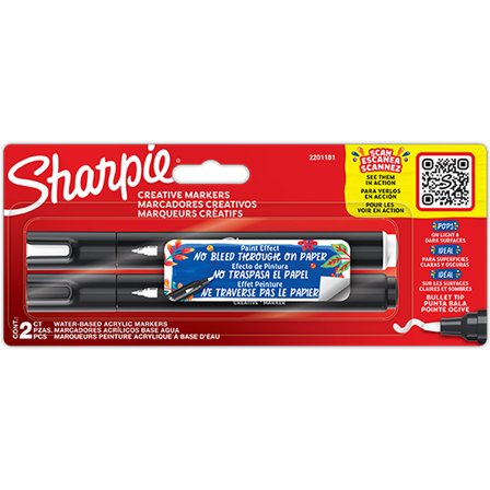 Sharpie Creative Marker Bullet Tip 2-pakke