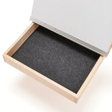 Sound-dampening insert for student bench incl. velcro