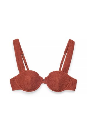 NA-KD Bikini-BH mit Bügeln und Struktur - Bikinis - Orange - EU 80D