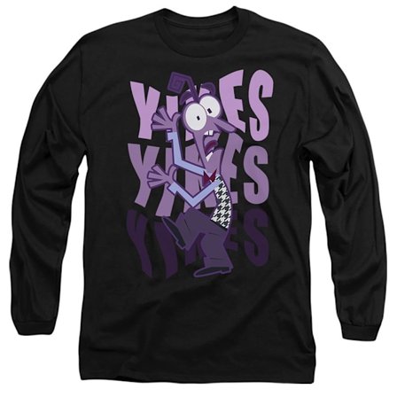 Insidan Ut 2 Unisex Vuxen Rädsla T-Shirt L Svart