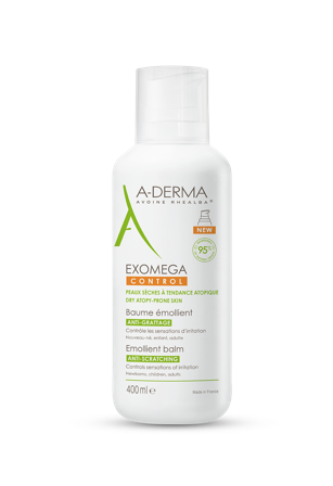 A-Derma Exomega Control Balm fuktighetskrem 400 ml