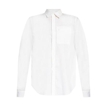 Y-3 Shirt with logo Hvid, Dame Skjorter