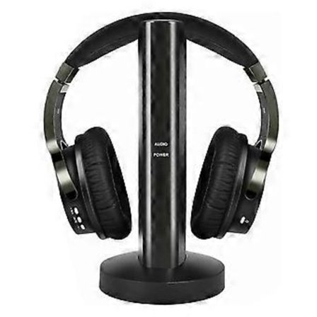 Hi-Fi Trådlösa Over-Ear Hörlurar med 2.4G Digital RF Sändare för PC TV Spel