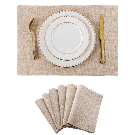 Linneduk, fin linneduk, underlägg, tvättbar lin