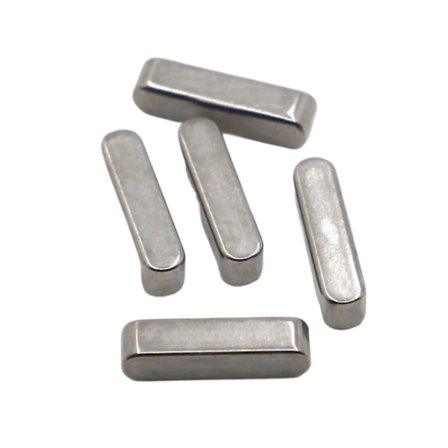 5 stycken parallellkil rektangulär kil rostfritt stål dymling drivaxel (20mm, M5*5) M5*5 20mm