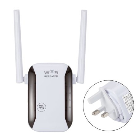 WiFi Range Extender Internet Booster Router Trådlös Signal Repeater Förstärkare Full täckning