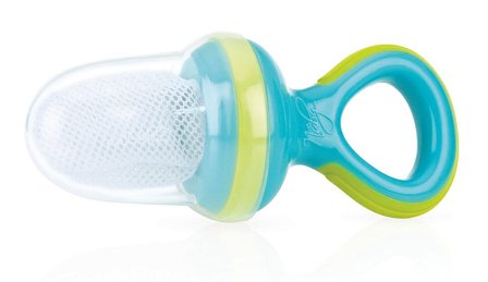 Nûby Fruit Nibbler/Spisenet til Frugt og Grønt Blå, Børn & Forældre, Spisetid, Tilbehør