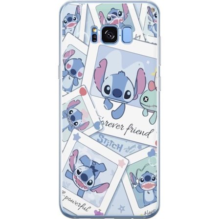 Yhteensopiva Puhelinkuori Samsung Galaxy S8+ Unelmoivat pilvet vaaleanpunaisina, lila ja sinisen sävyissä, kimaltelevine tähtineen ja pehmeän satumais