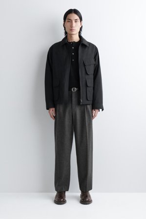 COS Men's Padded Harrington Jacket in Black