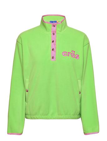 Linacras Fleece Anorak Sweat-shirts & Hoodies Fleeces & Midlayers Vihreä Cras