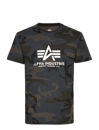 Alpha Industries Basic T-Shirt Bl Camo - Black - L