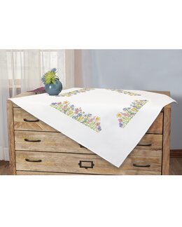 Broderipakke Duk Fargerik eng - Duftin