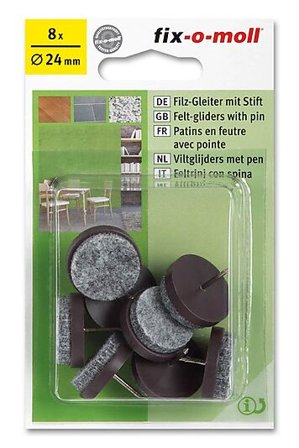 FIX-O-MOLL KNOTT FOR STOL-BORDBEN,MOT RIPER,STØY.TEPPE,HARDE GULV