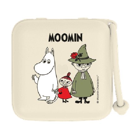 BIBS Moomins Pacifier Box Ivory, Ivory, 1 stk.