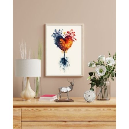 Hjärta Affisch 40×50 CM