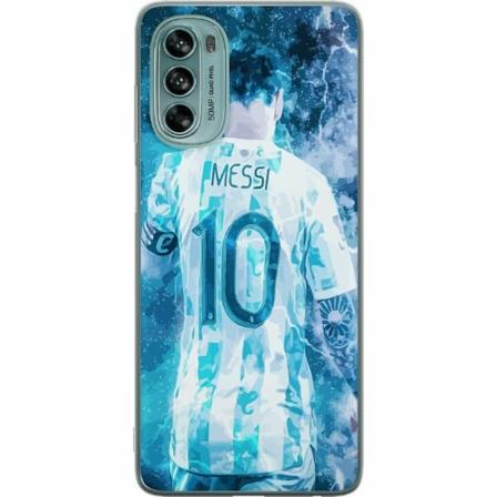 Motorola Moto G62 5g Genomskinligt Skal Lionel Andrés Messi