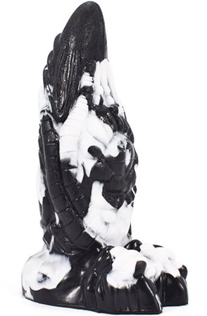 Rhegax Dildo Black-White 20 cm Dragon Dildo