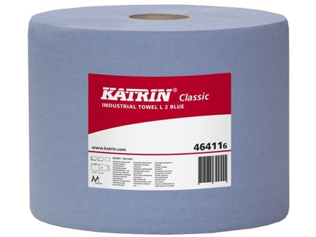 KATRIN Industritork 2-lagers blå - Lyreco - Städ och hygien - Toalettpapper och torkpapper - Industritork