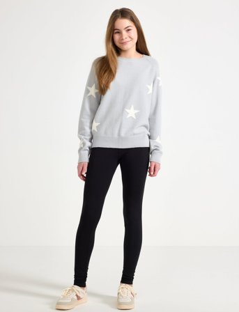 Lindex Trousers Leggings Basic - Black - 170