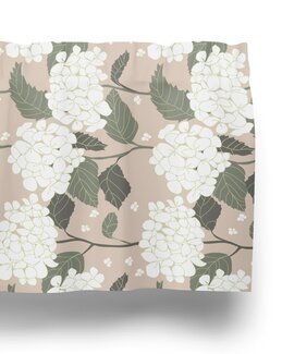 Kappe metervare med multibånd Hortensia Rosa