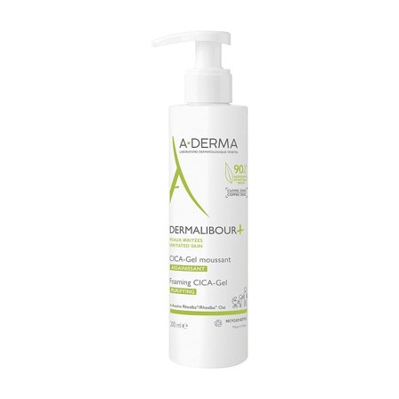 A-DERMA Dermalibour+ Irritated Skin Foaming CICA-gel 200 ml, Skincare, Skincare Til Børn, Babysalve