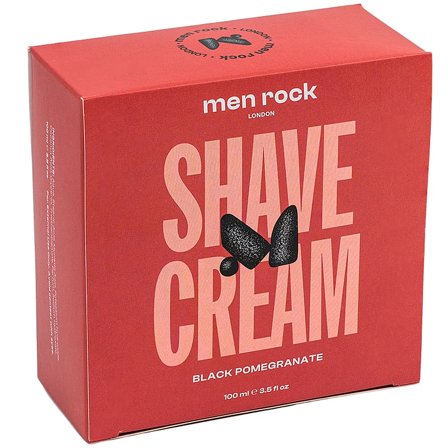 MenRock Shave Cream Black Pomegranate 100 g, Skincare, Hårfjerning, Barberskum & Gel