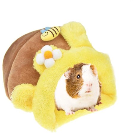 Kanin Marsvin Snuggle Sack Fleece Bur Bed Lille Dyr Hamster