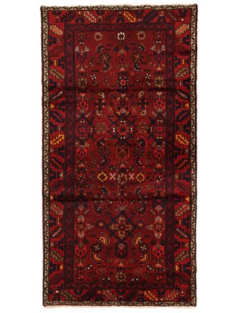 Hamadan Teppich Handgeknüpft 107X208