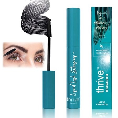 Thrive Caustics Liquid Lash Black øjenvippefarve, tykke krøllede 10,7g