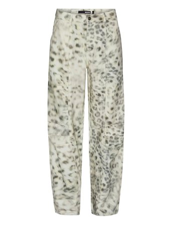 Printed Denim Cargo Pants Beige ROTATE Birger Christensen