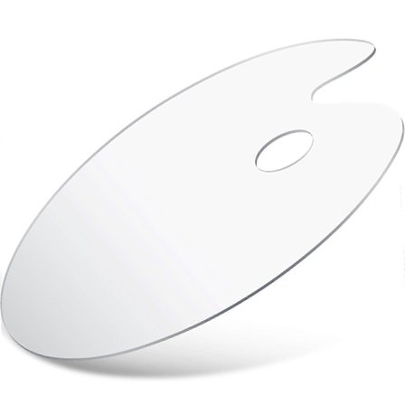 Klar Malepalet Ovalformet Malepalet (20 x 30 cm)