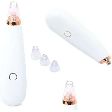 Trådløs porefjerner med tre utskiftbare dyser