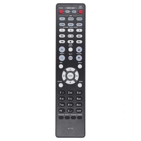 TV-fjärrkontroll ersättning för DENON RC‐1173/PMA‐720AE/PMA‐520AE/DCD‐720AE/DCD‐520AE
