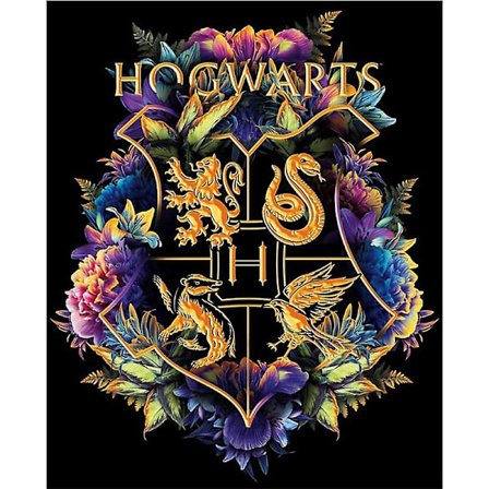 Hogwarts 5D DIY Diamantmålning Kit Fullt Kit För Vuxna Barn Harry Potter Magic Badge Diamantmålning Kit För Present, Dekoration