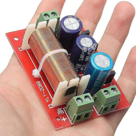 3X 400W Høyttalerdelingsfilter 2-veis Høy-Lav 4-16 Ohm Frekvensdeler for Høyttaler