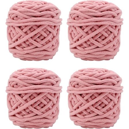 /EA/Garn 4x Garn för virkning, Mjukt tjockt garn för garnprojekt