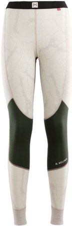 Aclima Lars Monsen Longs naisten kerrastohousut, vaaleabeige/tummanvihreä