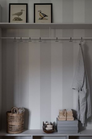 Duro Tapet, Bred Rand 486-03 Enfärgad & Randig, L, Grå, Färg & tapeter