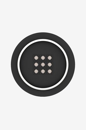 EGLO - Kattovalaisin Balazote Round - Musta - Kattovalaisimet - - Homeroom