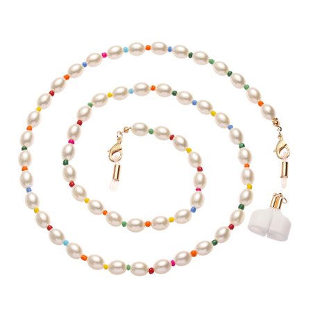 Fashion Pearl Chain Halsband Läsglasögon Halsband