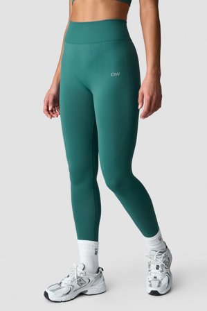 ICANIWILL - Define Seamless Tights Dusty Green- Sportlegging - Dames - sportkleding van ICIW