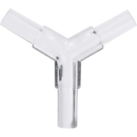 20 st Akvarium Luftslangskoppling Transparent 3-vägs Y-formad Akvarium Luftventil Koppling Luftpumps Tillbehör