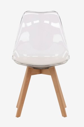 Venture Home - Matstol Edvin 2-pack - Transparent - Stolar - Från Homeroom